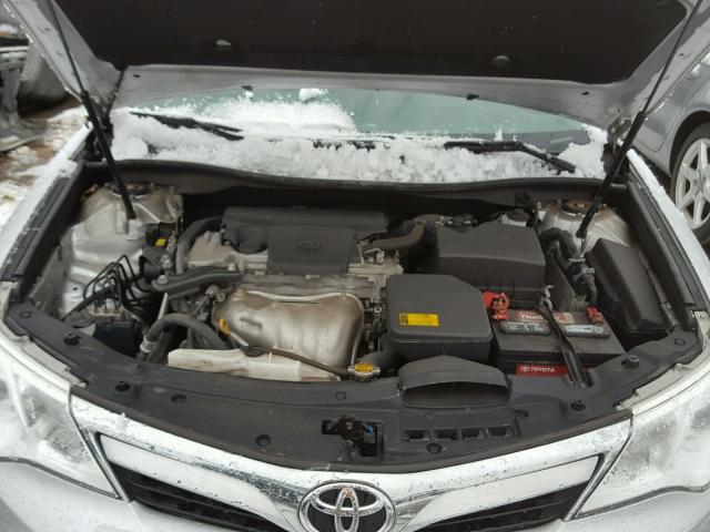 4T1BF1FK3EU760442 - 2014 TOYOTA CAMRY L SILVER photo 7