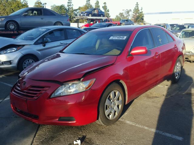 4T1BE46K97U078284 - 2007 TOYOTA CAMRY NEW RED photo 2