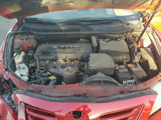 4T1BE46K97U078284 - 2007 TOYOTA CAMRY NEW RED photo 7