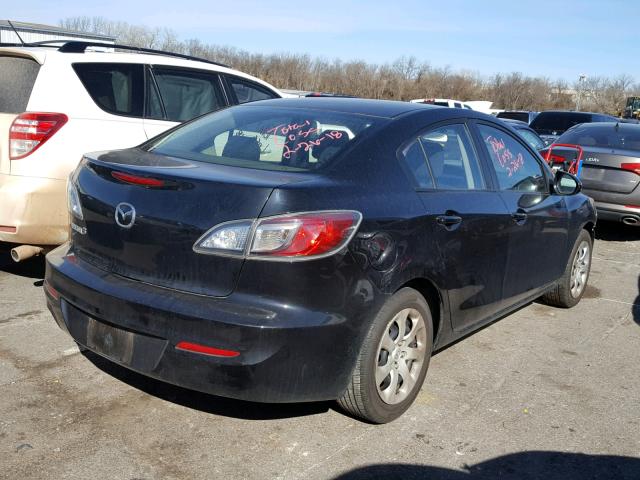 JM1BL1UG7C1576728 - 2012 MAZDA 3 I BLACK photo 4