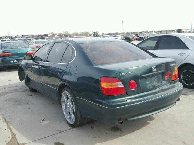 JT8BD68S4W0044712 - 1998 LEXUS GS 300 GREEN photo 3