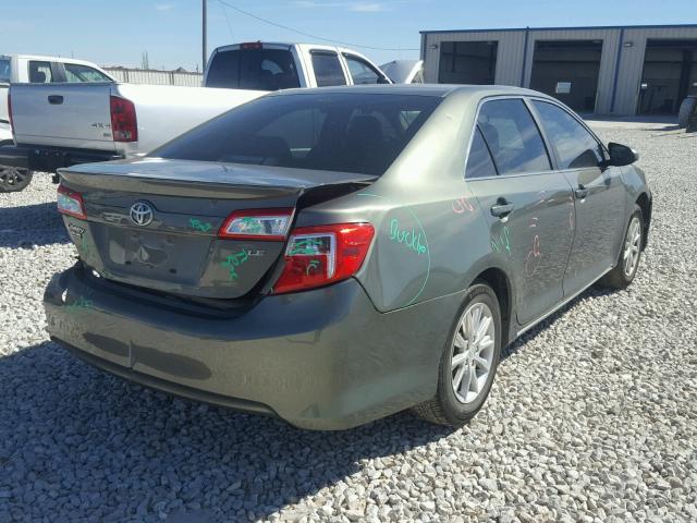 4T4BF1FK3CR220754 - 2012 TOYOTA CAMRY BASE CHARCOAL photo 4