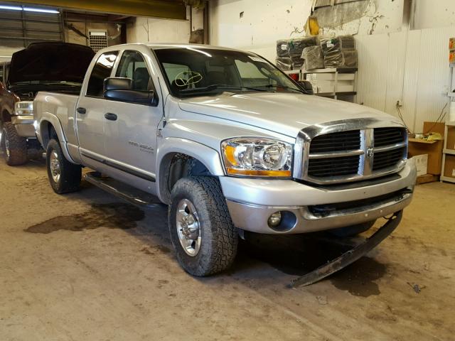 1D7KS28C86J203174 - 2006 DODGE RAM 2500 S SILVER photo 1