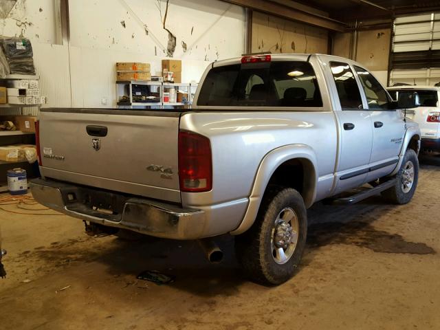 1D7KS28C86J203174 - 2006 DODGE RAM 2500 S SILVER photo 4