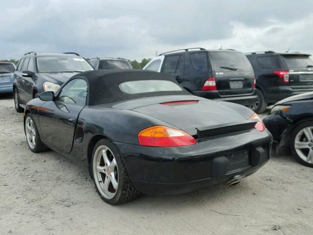 WP0CA29851U623297 - 2001 PORSCHE BOXSTER BLACK photo 3