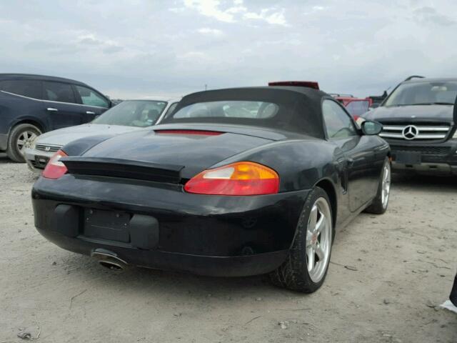 WP0CA29851U623297 - 2001 PORSCHE BOXSTER BLACK photo 4