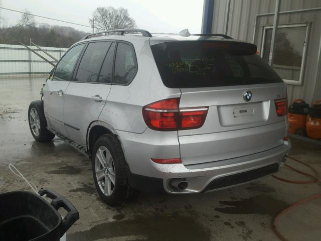 5UXZW0C56CL669243 - 2012 BMW X5 XDRIVE3 SILVER photo 3