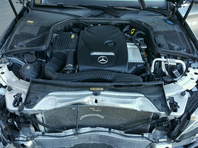 WDDWF4KB3GR164126 - 2016 MERCEDES-BENZ C 300 4MAT GRAY photo 7