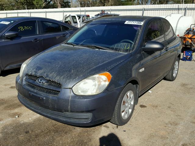 KMHCM36C49U141790 - 2009 HYUNDAI ACCENT GS GRAY photo 2