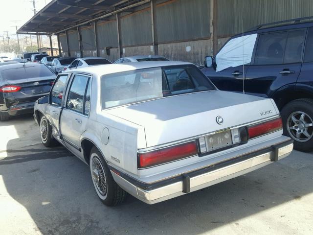 1G4HP54C6KH438327 - 1989 BUICK LESABRE CU SILVER photo 3