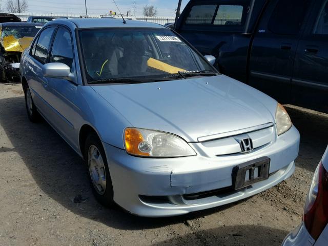 JHMES96624S012773 - 2004 HONDA CIVIC HYBR BLUE photo 1