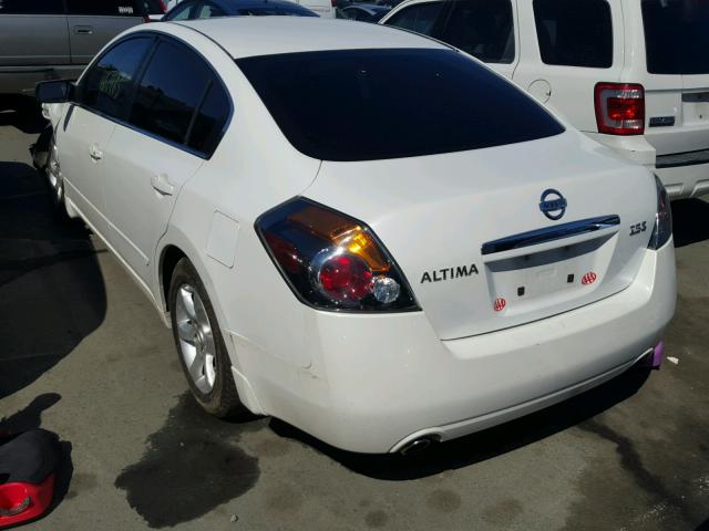 1N4AL21E67N411570 - 2007 NISSAN ALTIMA 2.5 WHITE photo 3