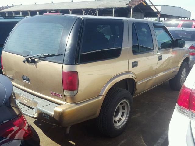 1GKDT13W8X2541587 - 1999 GMC ENVOY GOLD photo 4