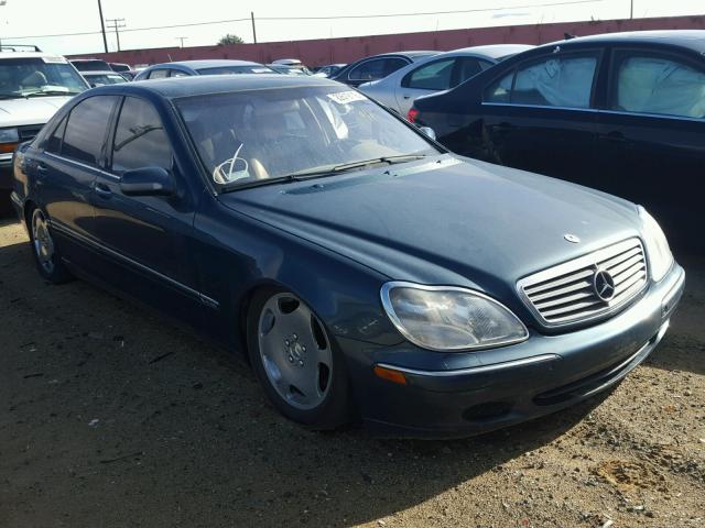 WDBNG78J81A153615 - 2001 MERCEDES-BENZ S 600 GREEN photo 1