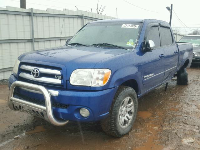 5TBET34106S537239 - 2006 TOYOTA TUNDRA DOU BLUE photo 2