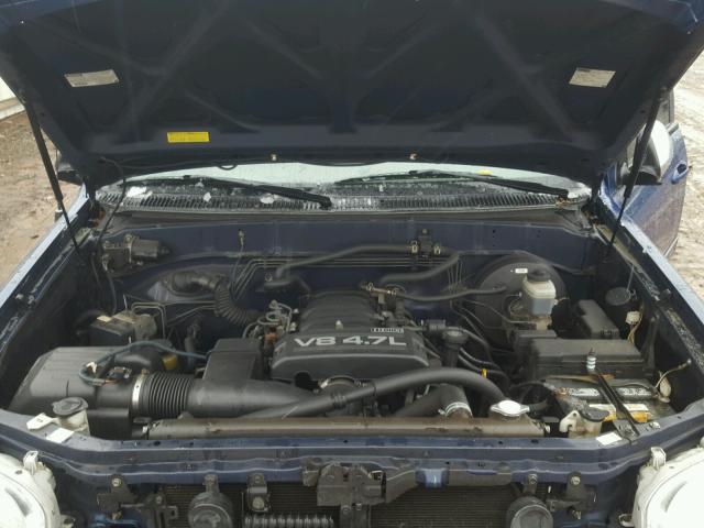 5TBET34106S537239 - 2006 TOYOTA TUNDRA DOU BLUE photo 7