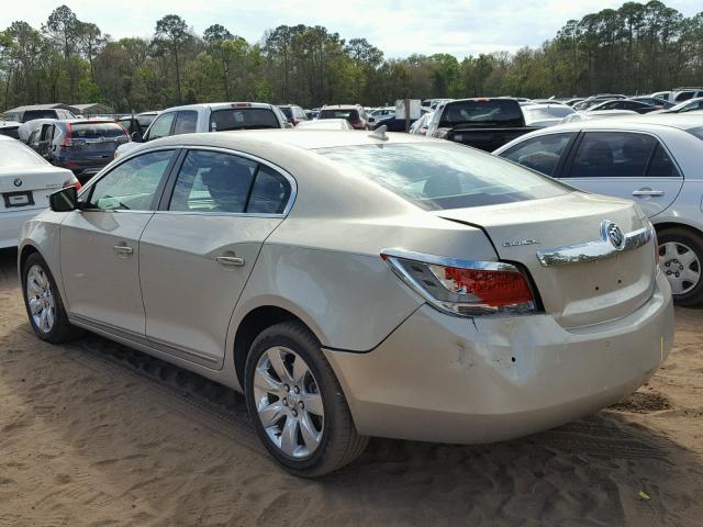 1G4GC5ED4BF380874 - 2011 BUICK LACROSSE C GOLD photo 3