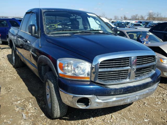 1D7HU18N86J156387 - 2006 DODGE RAM 1500 S BLUE photo 1