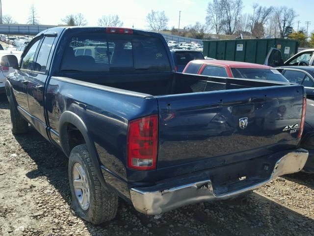 1D7HU18N86J156387 - 2006 DODGE RAM 1500 S BLUE photo 3