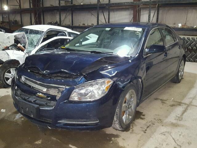 1G1ZC5EB3AF260874 - 2010 CHEVROLET MALIBU 1LT BLUE photo 2