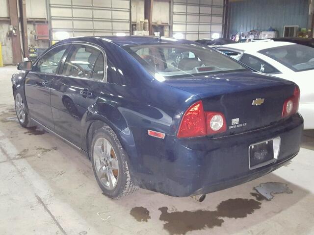 1G1ZC5EB3AF260874 - 2010 CHEVROLET MALIBU 1LT 蓝色 照片 3