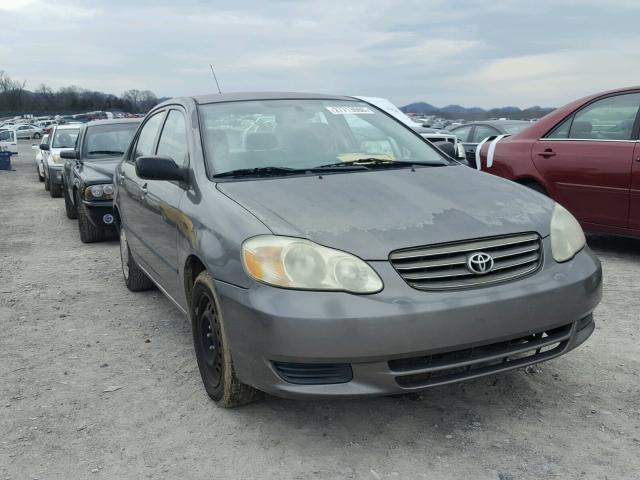 1NXBR32E74Z313193 - 2004 TOYOTA COROLLA CE GRAY photo 1