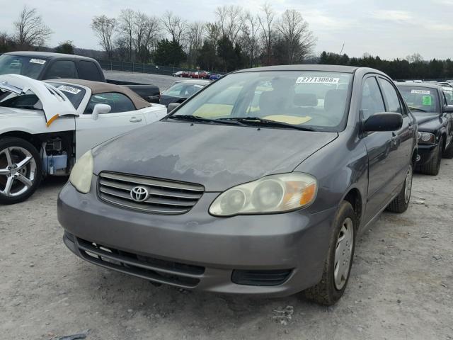 1NXBR32E74Z313193 - 2004 TOYOTA COROLLA CE GRAY photo 2