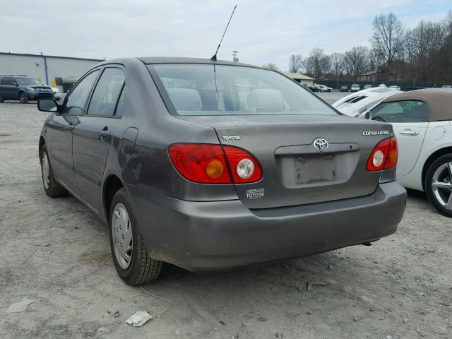 1NXBR32E74Z313193 - 2004 TOYOTA COROLLA CE GRAY photo 3