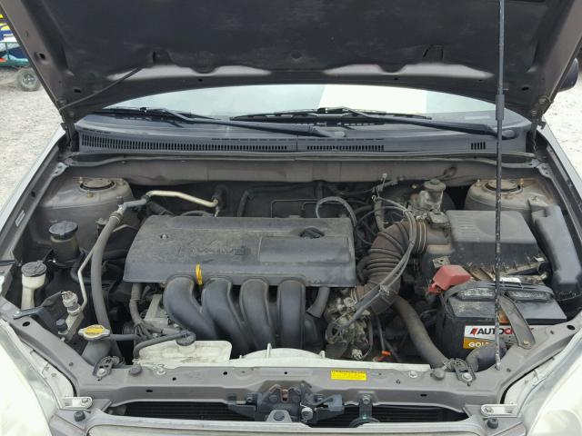 1NXBR32E74Z313193 - 2004 TOYOTA COROLLA CE GRAY photo 7