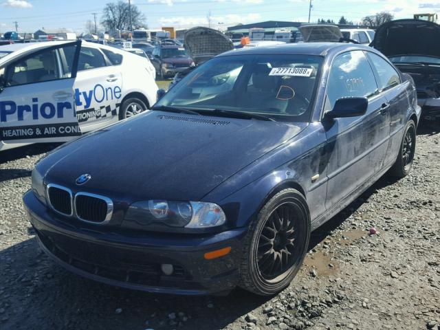 WBABN33431JW50136 - 2001 BMW 325 CI BLUE photo 2