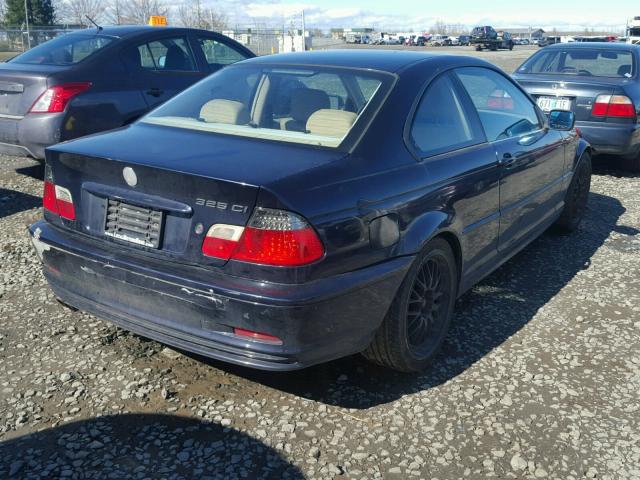 WBABN33431JW50136 - 2001 BMW 325 CI BLUE photo 4