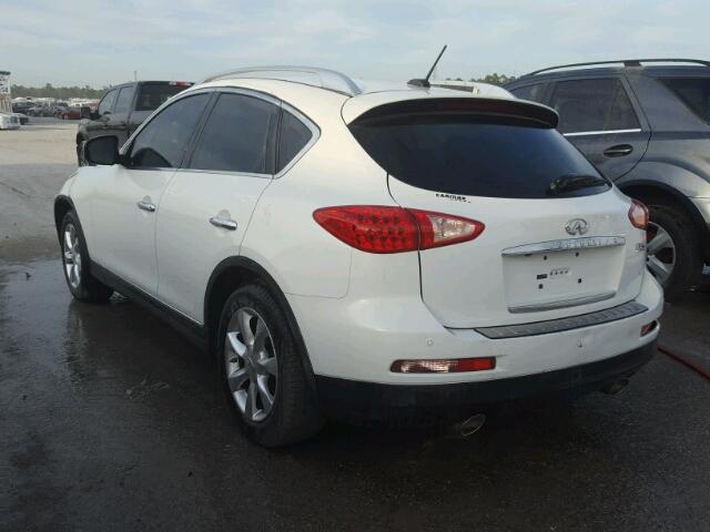 JN1AJ0HR7AM752439 - 2010 INFINITI EX35 BASE WHITE photo 3