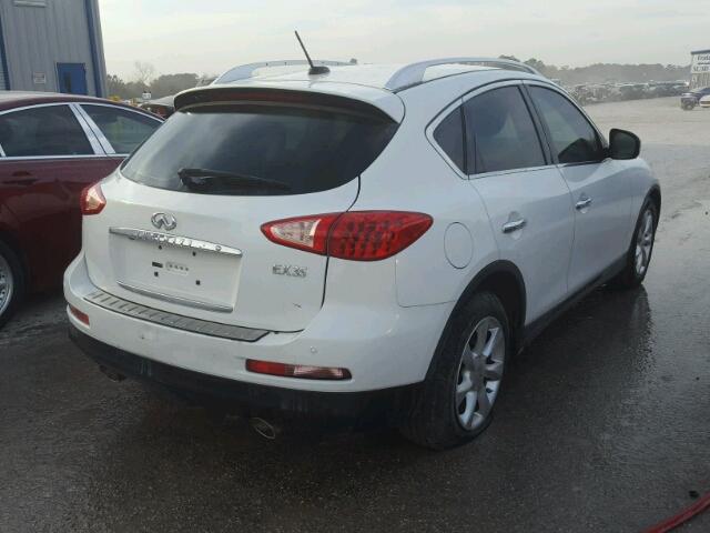 JN1AJ0HR7AM752439 - 2010 INFINITI EX35 BASE WHITE photo 4