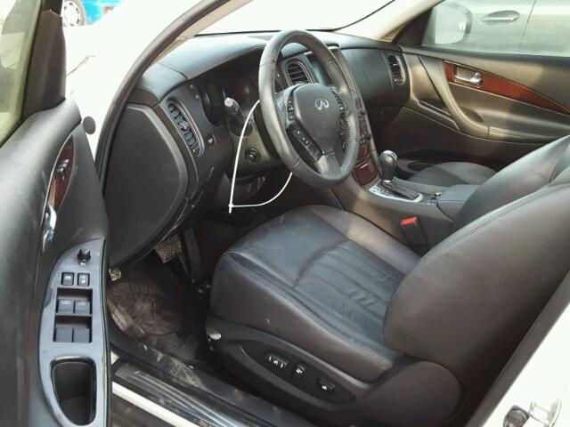 JN1AJ0HR7AM752439 - 2010 INFINITI EX35 BASE WHITE photo 9