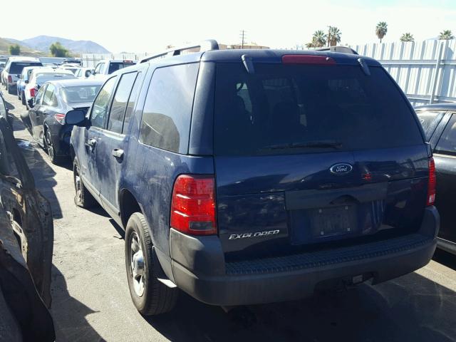 1FMZU62K04UB50701 - 2004 FORD EXPLORER X BLUE photo 3