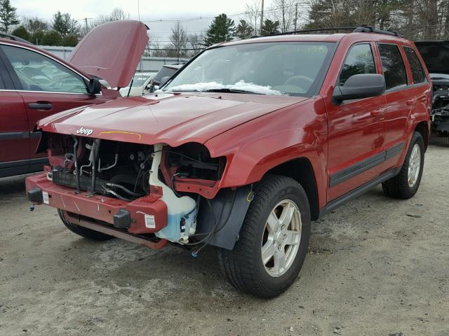 1J8GR48K36C141095 - 2006 JEEP GRAND CHER RED photo 2