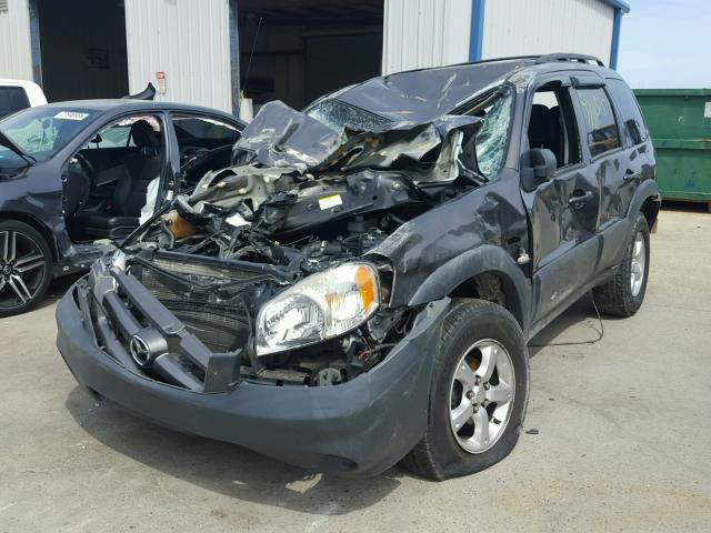 4F2YZ02Z76KM34983 - 2006 MAZDA TRIBUTE I GRAY photo 2