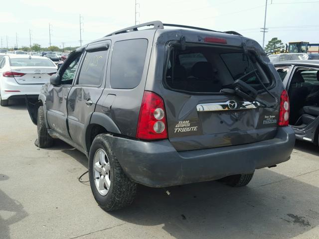 4F2YZ02Z76KM34983 - 2006 MAZDA TRIBUTE I GRAY photo 3