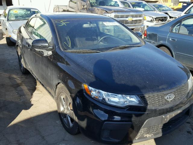 KNAFU6A2XB5389010 - 2011 KIA FORTE EX BLACK photo 1