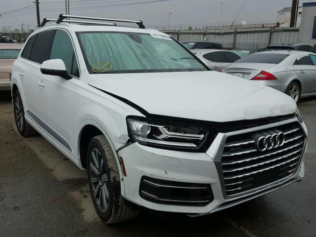 WA1LAAF70HD026486 - 2017 AUDI Q7 PREMIUM WHITE photo 1