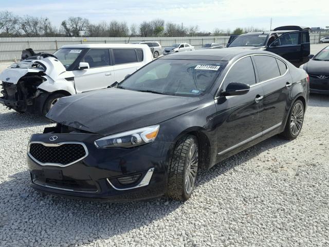 KNALN4D73E5147854 - 2014 KIA CADENZA PR BLACK photo 2