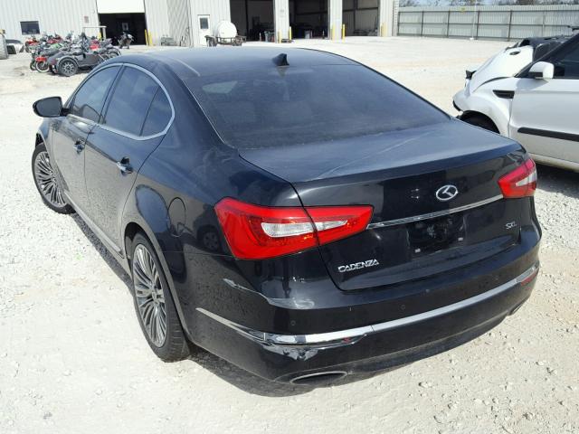 KNALN4D73E5147854 - 2014 KIA CADENZA PR BLACK photo 3