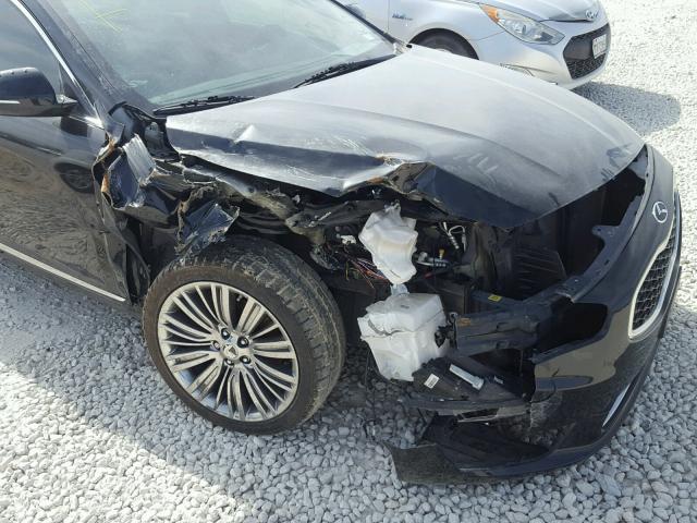 KNALN4D73E5147854 - 2014 KIA CADENZA PR BLACK photo 9