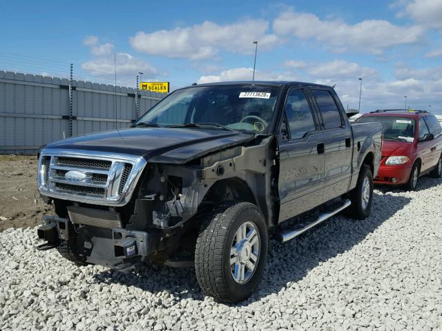 1FTPW14V68FA42299 - 2008 FORD F150 SUPER BLACK photo 2