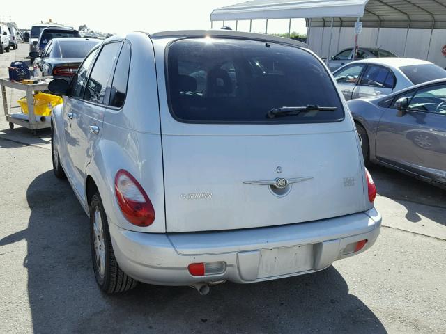 3A4FY58B27T582213 - 2007 CHRYSLER PT CRUISER SILVER photo 3