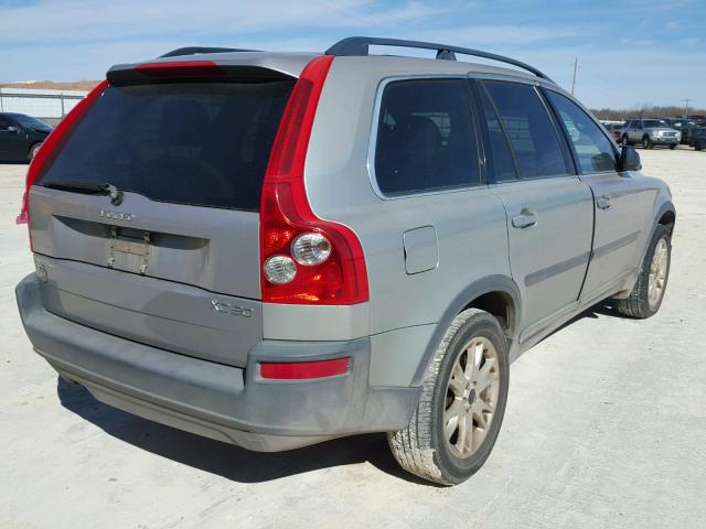 YV1CY59H741071685 - 2004 VOLVO XC90 GRAY photo 4