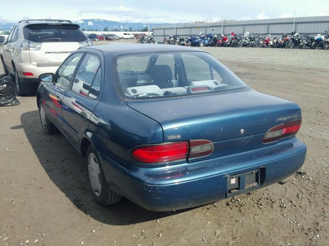 1Y1SK5360RZ091498 - 1994 GEO PRIZM BASE TURQUOISE photo 3