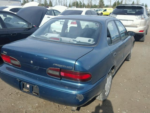 1Y1SK5360RZ091498 - 1994 GEO PRIZM BASE TURQUOISE photo 4