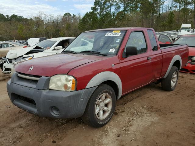 1N6DD26S42C346318 - 2002 NISSAN FRONTIER K MAROON photo 2