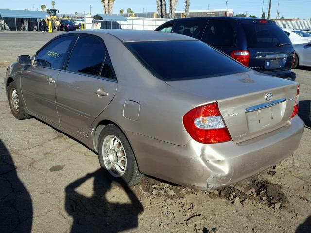 4T1BE32K13U231248 - 2003 TOYOTA CAMRY LE BEIGE photo 3